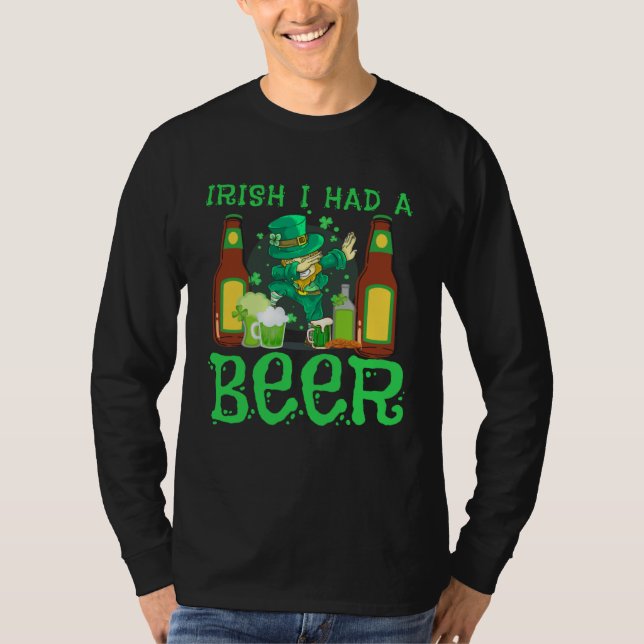 Camiseta Irish You Buy Me A Beer St Patrick s Day Drinking  (Frente)