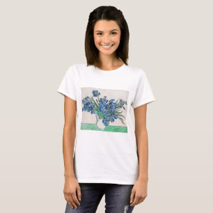 Camiseta Írisos azuis de Vincent Van Gogh Belas Artes