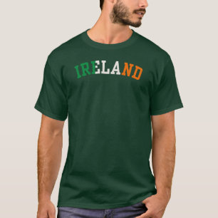 Camiseta Irlanda Bandeira Dia de São Patrício do Orgulho Ir