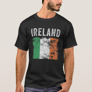 Camiseta Irlanda Bandeira Homens Distúrbios Mulheres Crianç