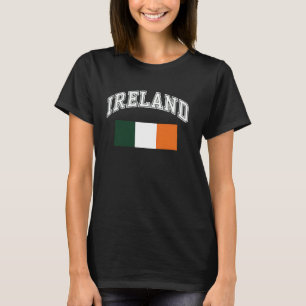 Camiseta Irlanda Bandeira Irlandesa Patrimônio Raízes Ances