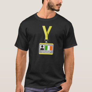 Camiseta Irlanda Cartão de identificação o mais incrível Ir