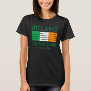 Camiseta Irlanda E Irlandês Ancestrais County Cork