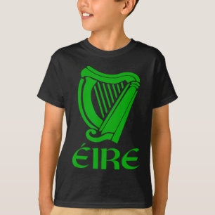 Camiseta Irlanda Eire Eireann Orgulho Irlandês Harpa Gaélic