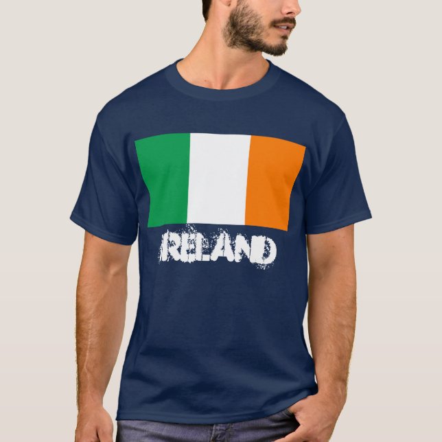 Camiseta Irlanda (Éire) Irish Flag (Frente)