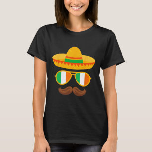 Camiseta Irlanda Flag Sungles Irish Cinco De Mayo Mexicano 