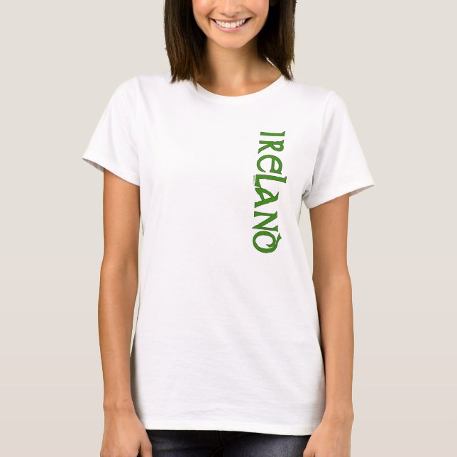 Camiseta Irlanda H Mulheres (Frente)