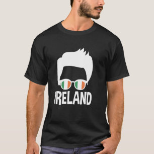 Camiseta Irlanda Homens Óculos de Sol Bandeira Irlandesa Ra