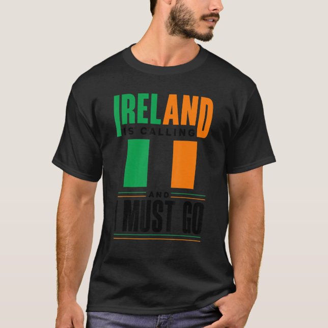 Camiseta Irlanda Irlanda Irlanda Bandeira Irlanda Liga E (Frente)