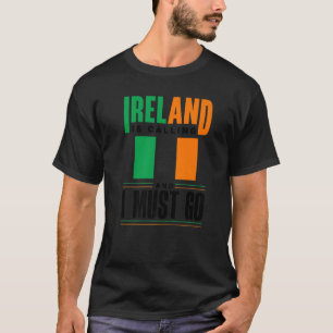 Camiseta Irlanda Irlandês Bandeira da Irlanda A Irlanda Est