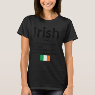 Camiseta Irlanda Irlandês Mapa Irlandês da Irlanda Bandeira