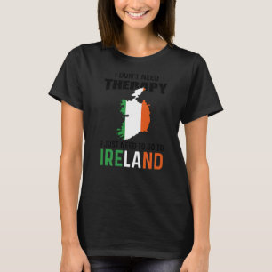 Camiseta Irlanda Irlandês Mapa Irlandês da Irlanda Bandeira
