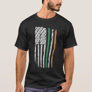 Camiseta Irlanda Irlandesa Irlanda Americana Flag Retro Vin