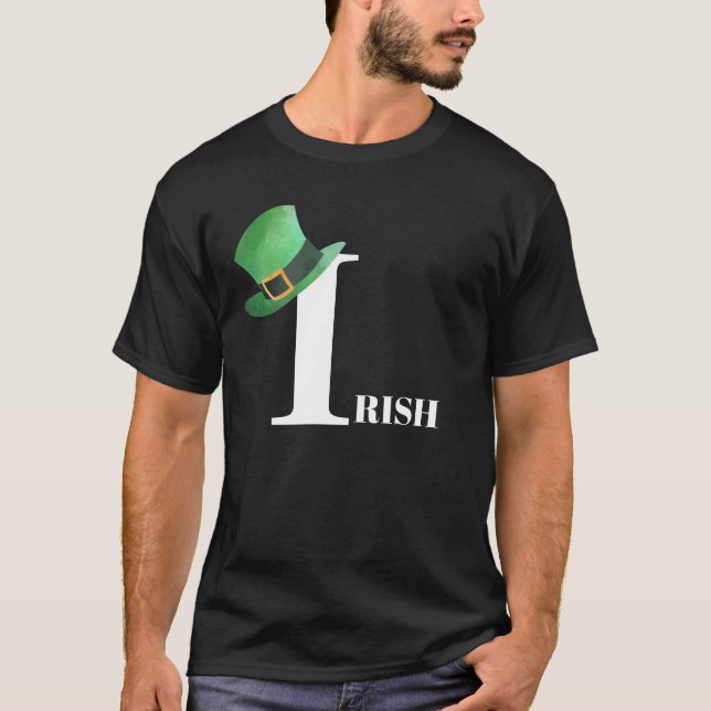 Camiseta *~* IRLANDA IRLANDESA Verde Leprechaun Hat T Shirt (Frente)
