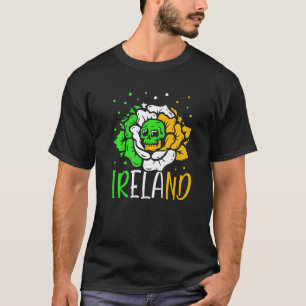 Camiseta Irlanda Leprechaun Rua Irlandesa Patricks Day Gael