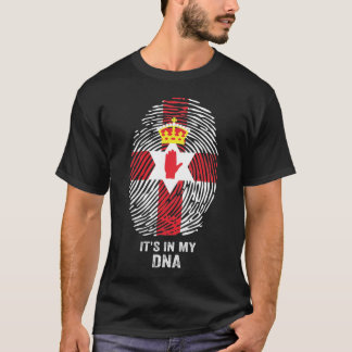 Camiseta Irlanda norte Está no meu DNA