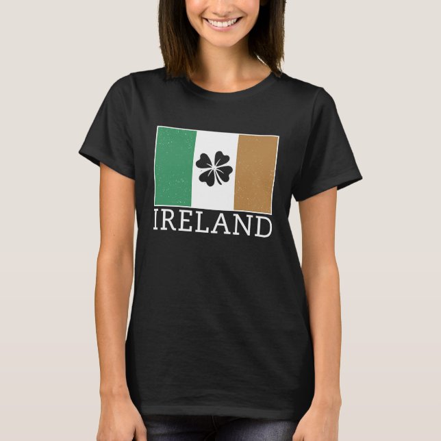 Camiseta Irlanda Shamrock Irish Flag (Frente)
