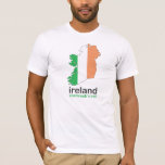 Camiseta irlanda shamrock n roll tee<br><div class="desc">irlanda shamrock and roll tee</div>