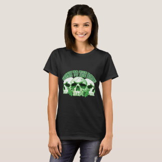 Camiseta Irlandês ao crânio ósseo