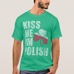 Camiseta Irlandês beije-me que eu sou Dia de São Patrício