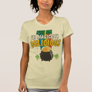 Camiseta Irlandês - beije-me que eu sou màgica t-shirt