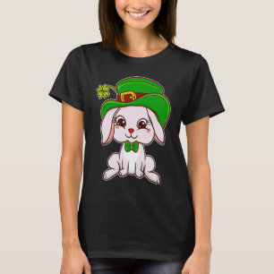 Camiseta Irlandês Bunny Vestido para a Rua no Dia da Irland