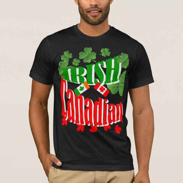 Camiseta Irlandês canadense (Frente)