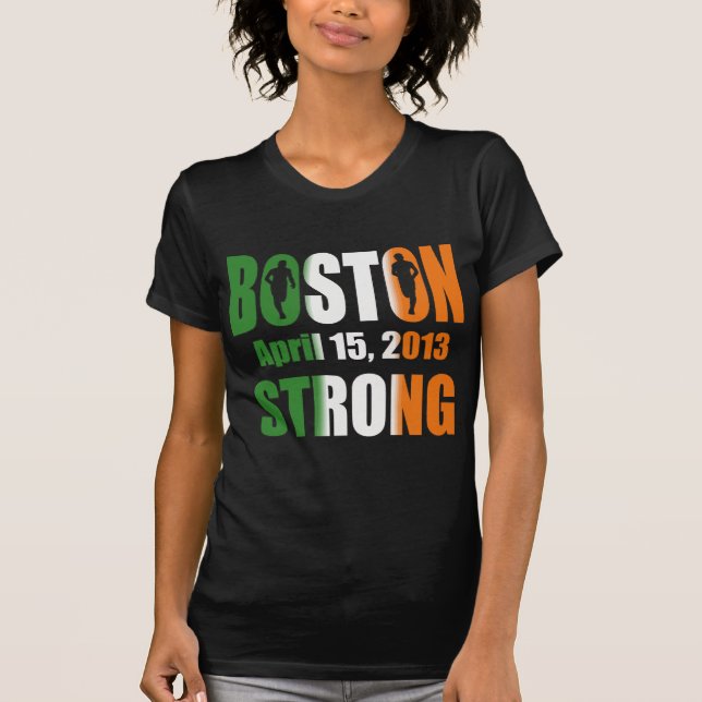 Camiseta Irlandês de Boston forte (Frente)