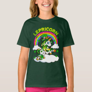Camiseta Irlandês de Lepricorn do unicórnio do Dia de Sã