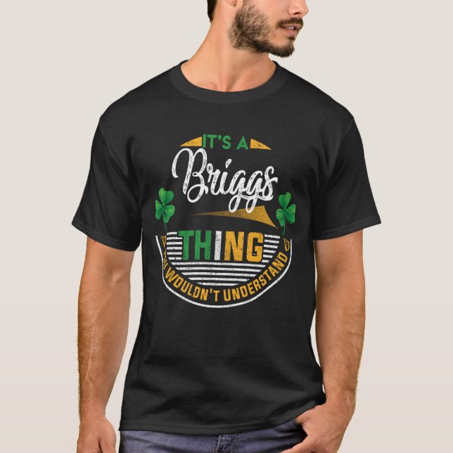Camiseta Irlandês - É uma Coisa de Briggs (Frente)