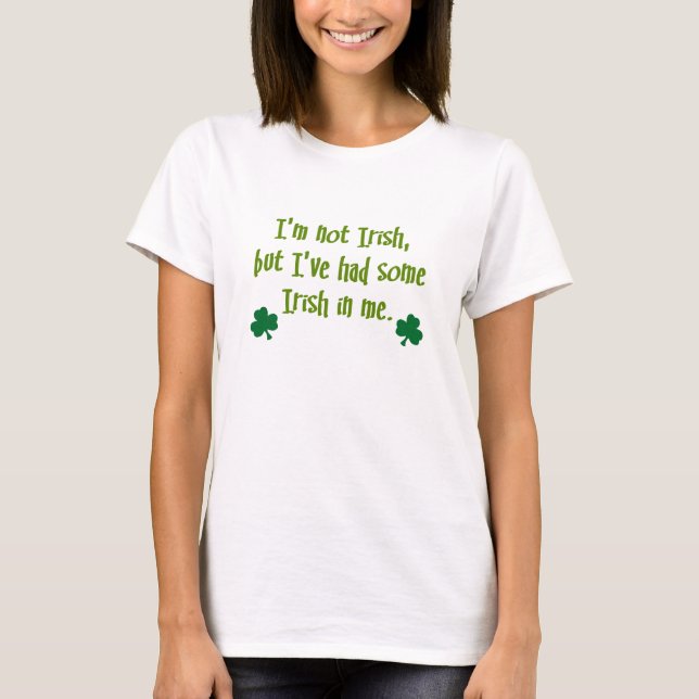 Camiseta Irlandês em Mim (Frente)