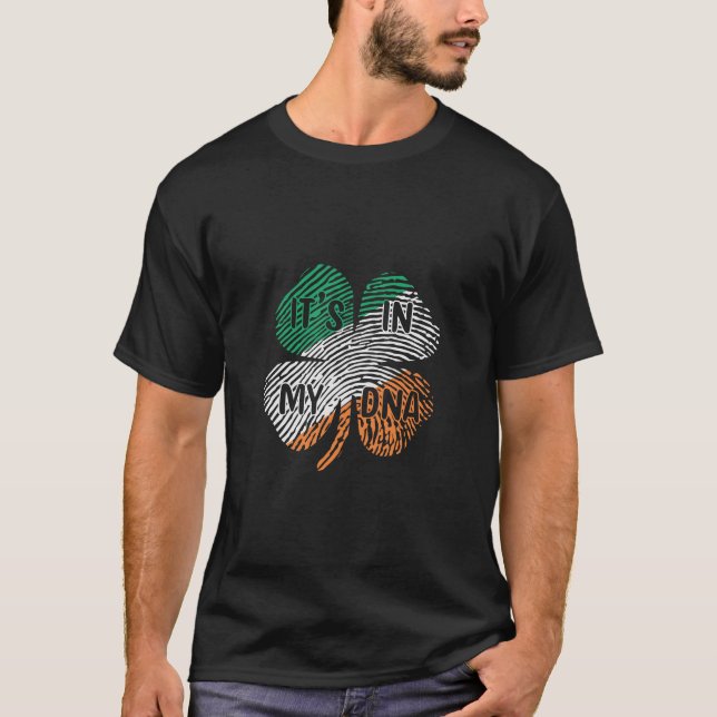 Camiseta Irlandês Está No Meu DNA (Frente)