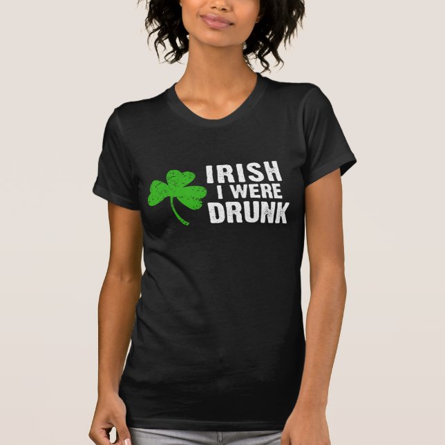 Camiseta Irlandês eu estava bêbedo! (Frente)