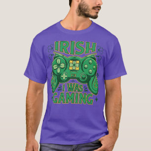 Camiseta Irlandês Eu Estava Jogando Engraçada St Patricks D