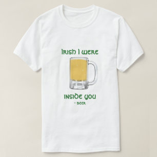 Camiseta Irlandês eu estava para dentro você t-shirt do d