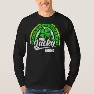 Camiseta Irlandês Fofo Arco-íris Trevo Verde Dia de São Pat