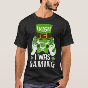 Camiseta Irlandês I Gaming Video Game Controller Irish Gam