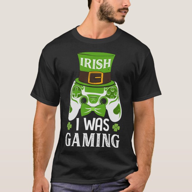 Camiseta Irlandês I Gaming Video Game Controller Irish Gam (Frente)