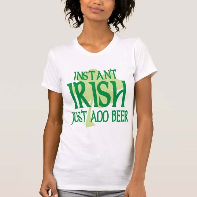 Camiseta Irlandês imediato t-shirt destruído (Frente)