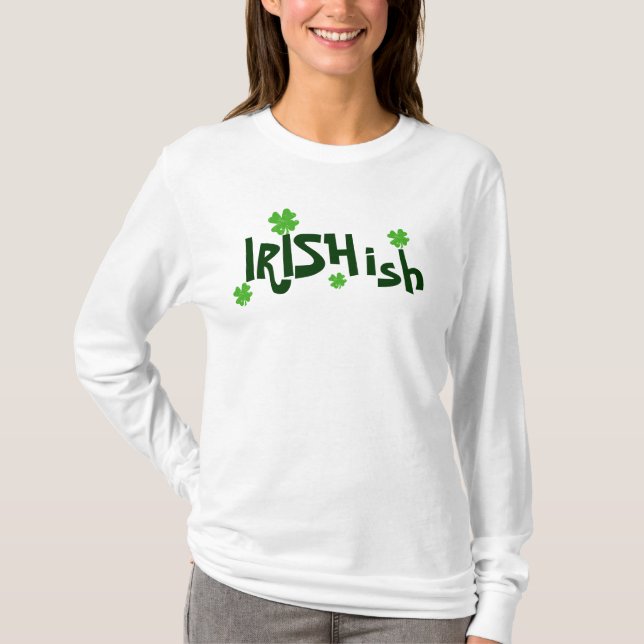 Camiseta Irlandês-ish de Irishish (Frente)