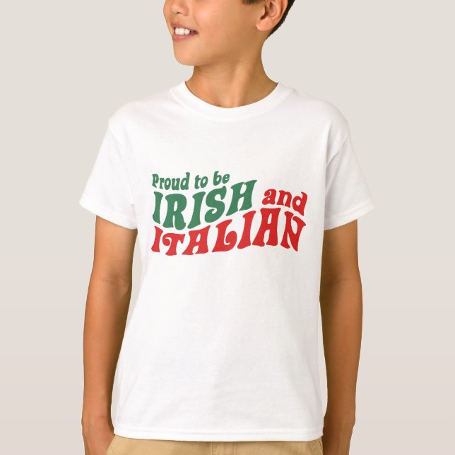 Camiseta Irlandês italiano (Frente)