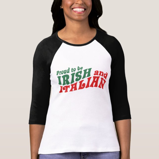Camiseta Irlandês italiano (Frente)