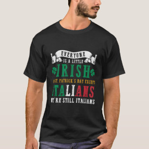 Camiseta Irlandês italiano - Dia dos Patrocinadores Shenani