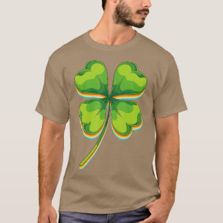 Camiseta Irlandês Lucky Four Folaf Saint Patricks Day Clove