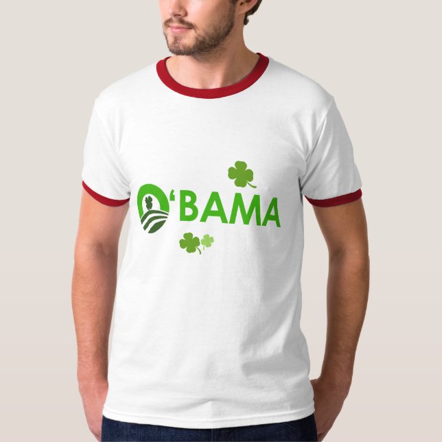 Camiseta Irlandês O'Bama (Frente)