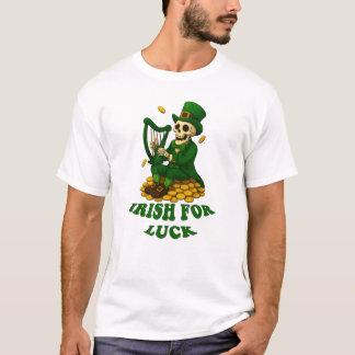 Camiseta Irlandês para Sorte