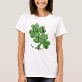 Camiseta Irlandês para um dia feliz Rua. Dia de Patrick