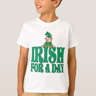 Camiseta Irlandês para um Leprechaun do dia