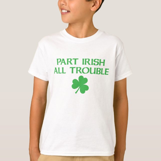 Camiseta irlandês parcial todo o problema (Frente)