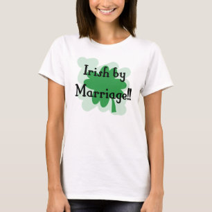 Camiseta irlandês pelo casamento